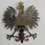 Godło Polski ze stali nierdzewnej polerowane