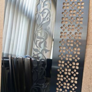 blacha ozdobna grafit, gunmetal polerowana